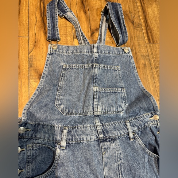 We the Free 100% cotton denim overalls - Picture 3 of 5